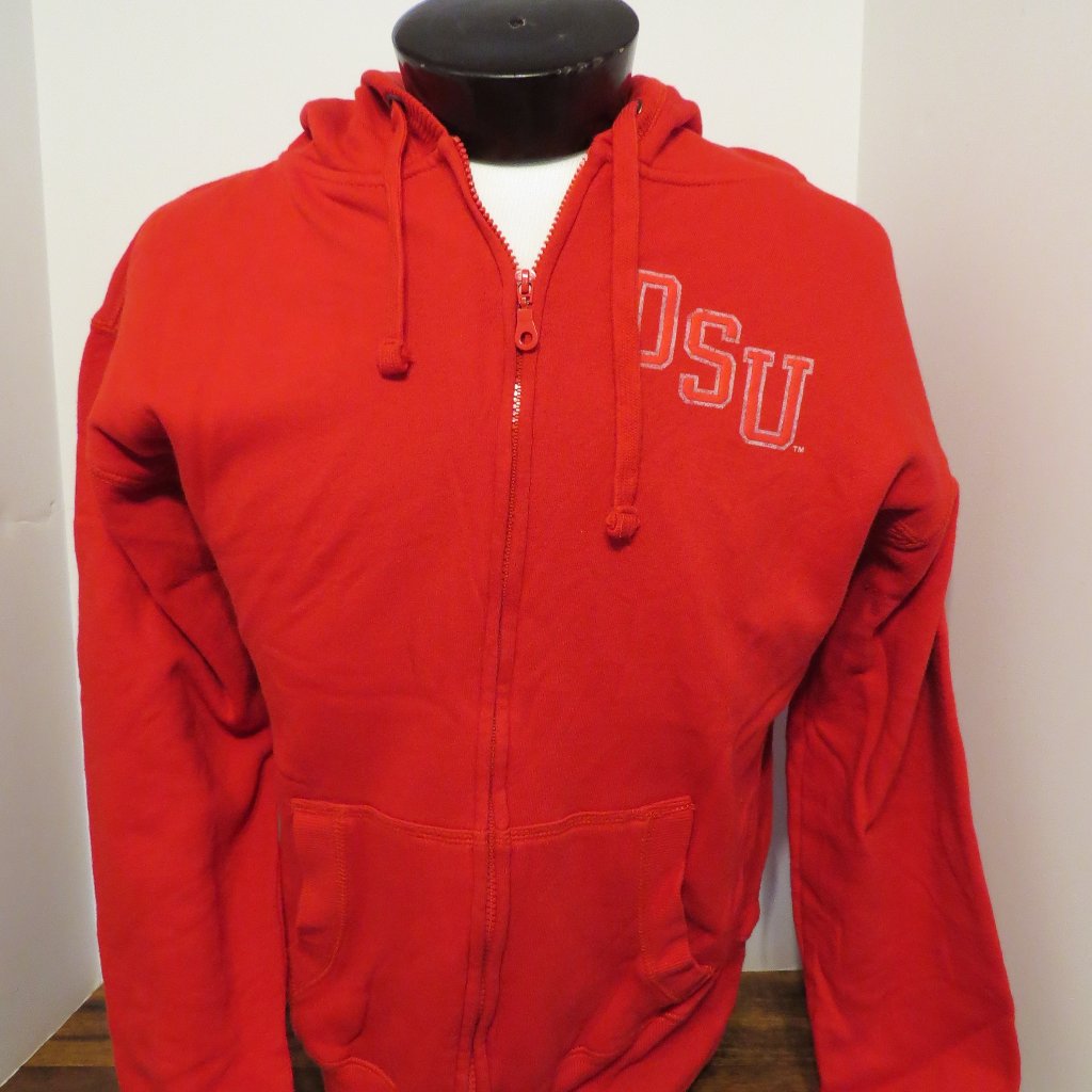 J. America Osu Hooded Sweatshirt, Full Zipper